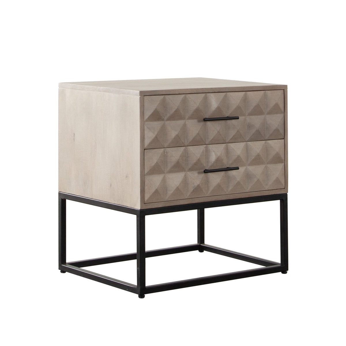 Madera 2-Drawer Solid Wood Accent Table