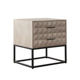 Madera 2-Drawer Solid Wood Accent Table