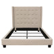 Madison Ave Tufted Wing Queen Bed