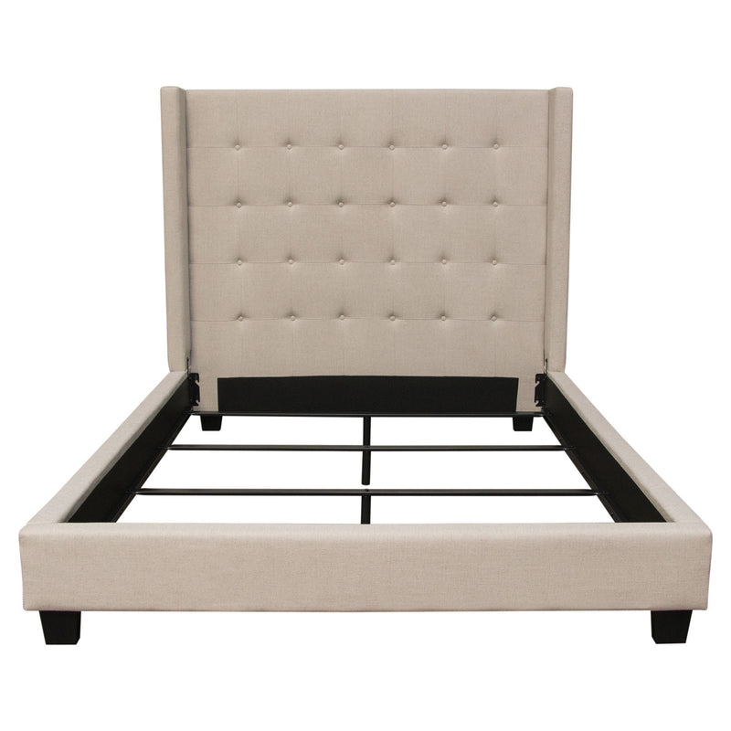 Madison Ave Tufted Wing Queen Bed