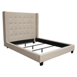 Madison Ave Tufted Wing Queen Bed