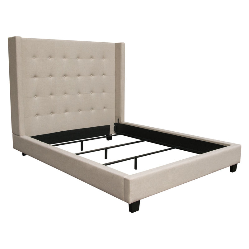 Madison Ave Tufted Wing Queen Bed