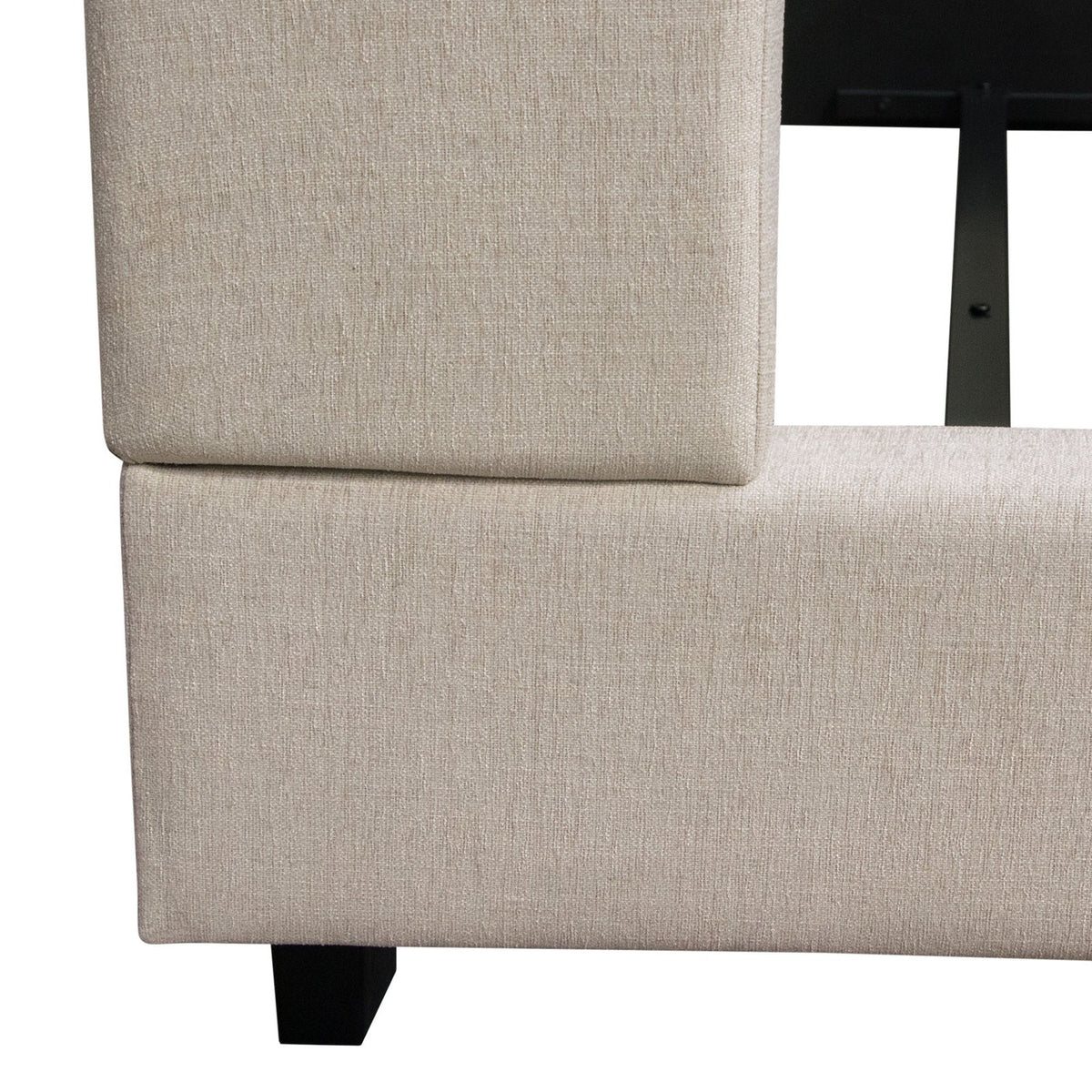 Madison Ave Tufted Wing Queen Bed