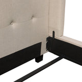 Madison Ave Tufted Wing Queen Bed