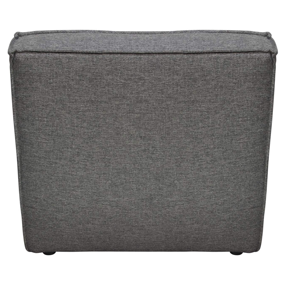 MARSHALL5PCGR Marshall 5pc Corner Modular Sectional W/ Scooped Seat In Grey Fabric