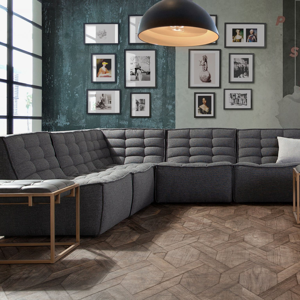 Marshall 5PC Corner Modular Sectional