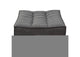 MARSHALLOTGR Marshall Scooped Seat Ottoman In Grey Fabric