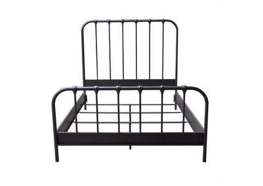 Mateo Rust Brown Powder Coat Metal Queen Bed