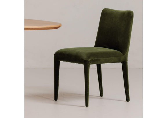 ME-1062-27 Calla Dining Chair Green Velvet - Set Of Two