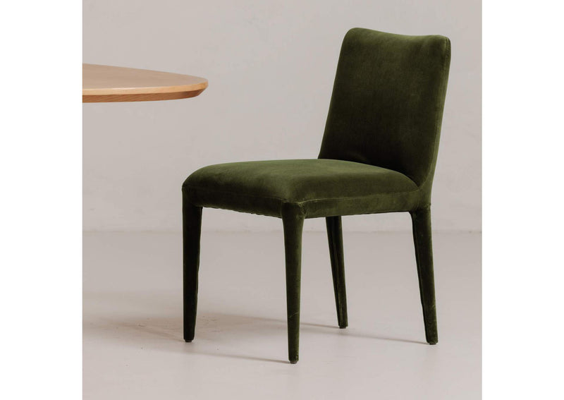 ME-1062-27 Calla Dining Chair Green Velvet - Set Of Two