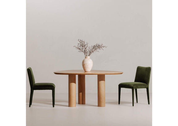 ME-1062-27 Calla Dining Chair Green Velvet - Set Of Two