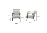 ME-1064-34 Aster Accent Chair Pebbled Beige