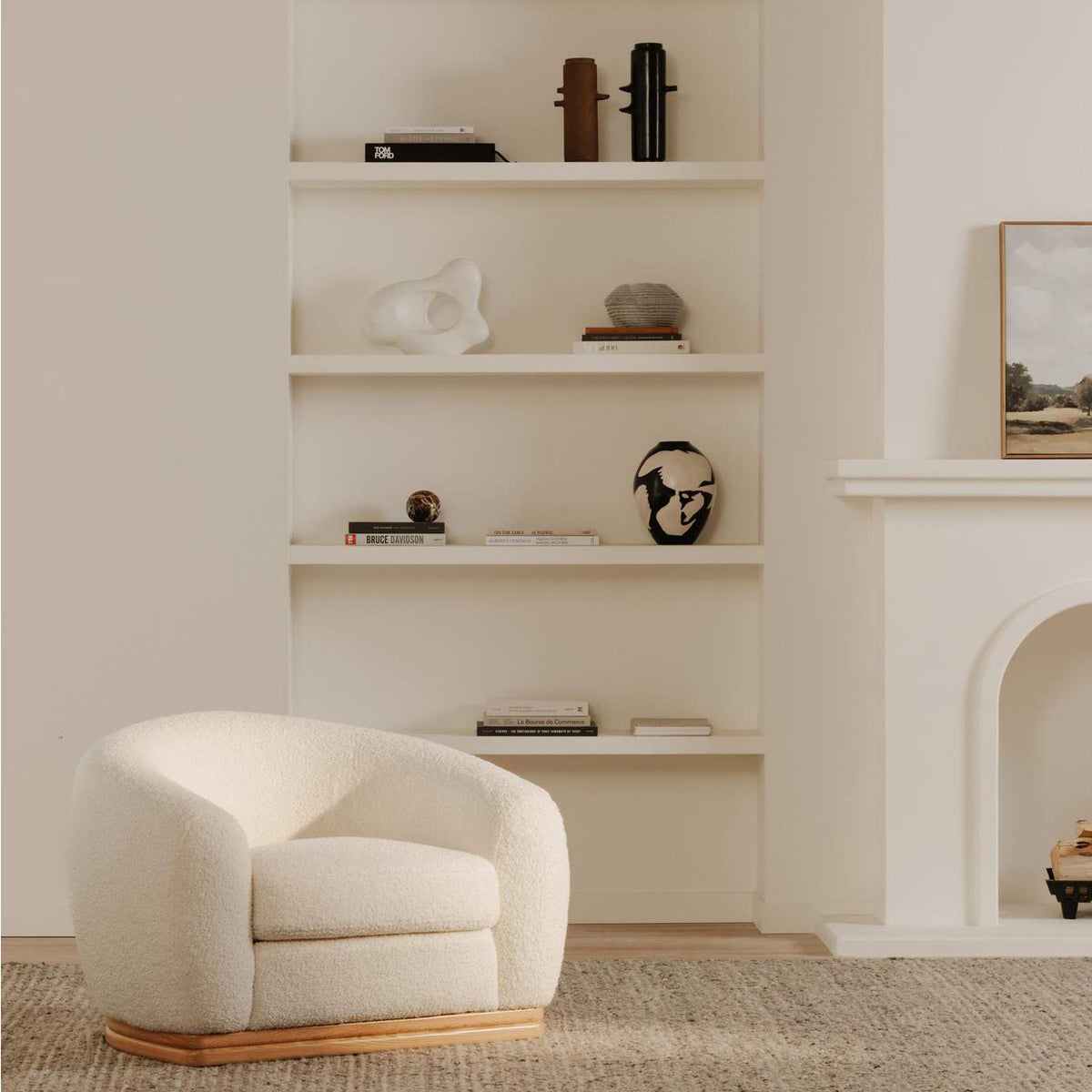 ME-1065-05 Marlowe Lounge Chair Cream
