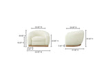 ME-1065-05 Marlowe Lounge Chair Cream