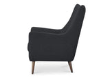 ME-1066-07 Fisher Armchair Wool Blend Charcoal