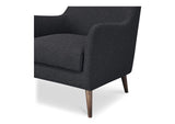 ME-1066-07 Fisher Armchair Wool Blend Charcoal