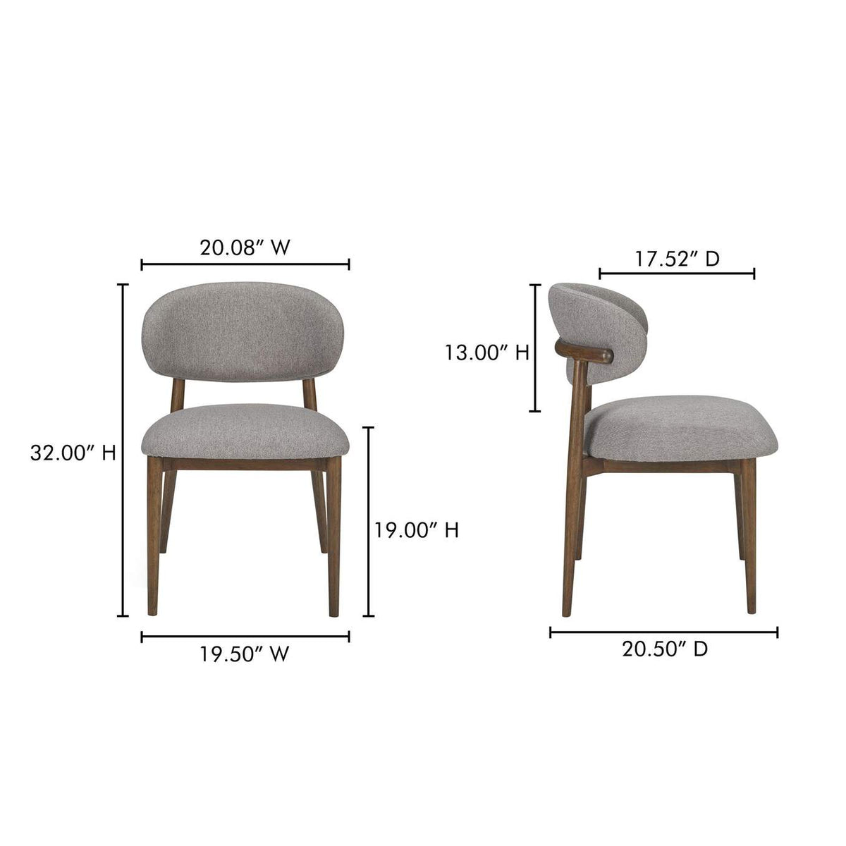 ME-1069-21 Ellie Dining Chair Light Brown