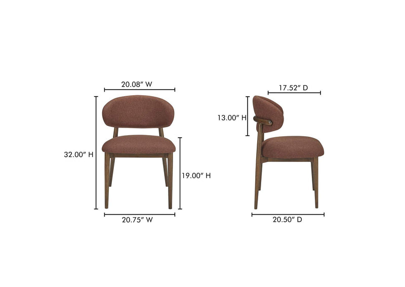ME-1069-22 Ellie Dining Chair Rust