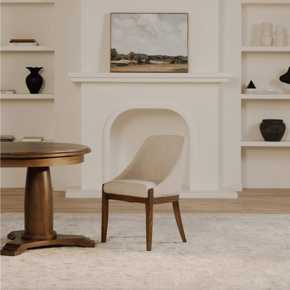 ME-1071-34 Edward Dining Chair Heather Beige