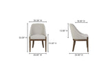 ME-1071-34 Edward Dining Chair Heather Beige