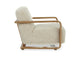 ME-1073-05 Eckersley Lounge Chair Cream Faux Fur