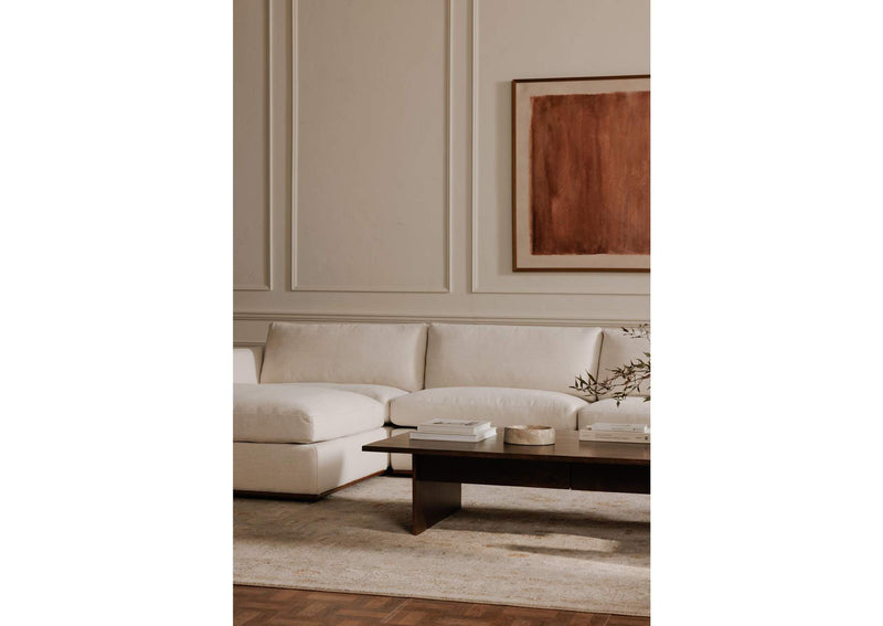 MO-1007-18 Rue Left Arm Facing Chair Off White
