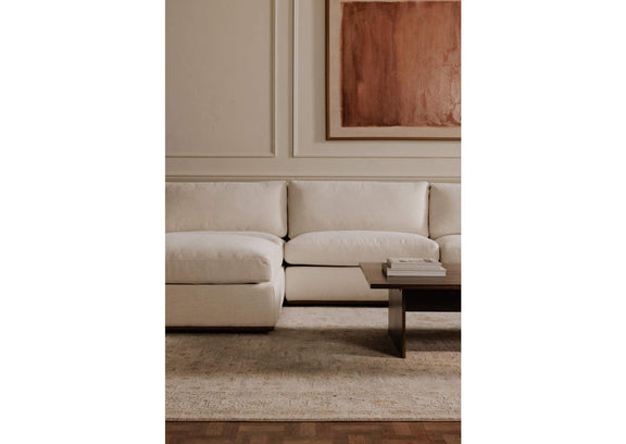 MO-1007-18 Rue Left Arm Facing Chair Off White