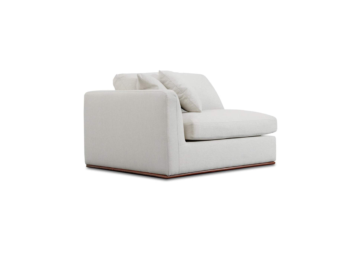 MO-1007-18 Rue Left Arm Facing Chair Off White