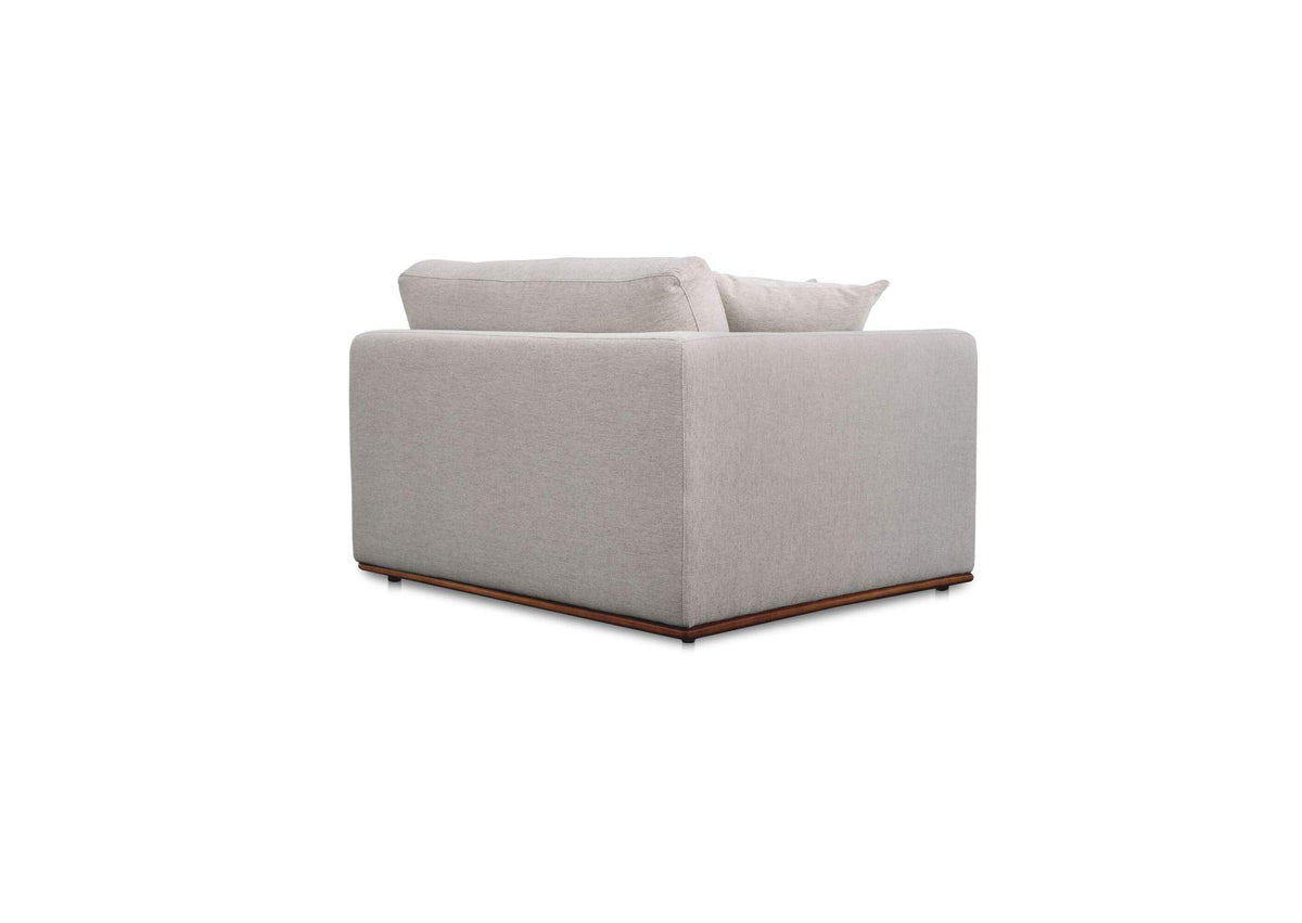 MO-1007-29 Rue Left Arm Facing Chair Flecked Grey