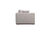 MO-1007-29 Rue Left Arm Facing Chair Flecked Grey