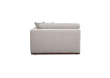 MO-1008-29 Rue Right Arm Facing Chair Flecked Grey