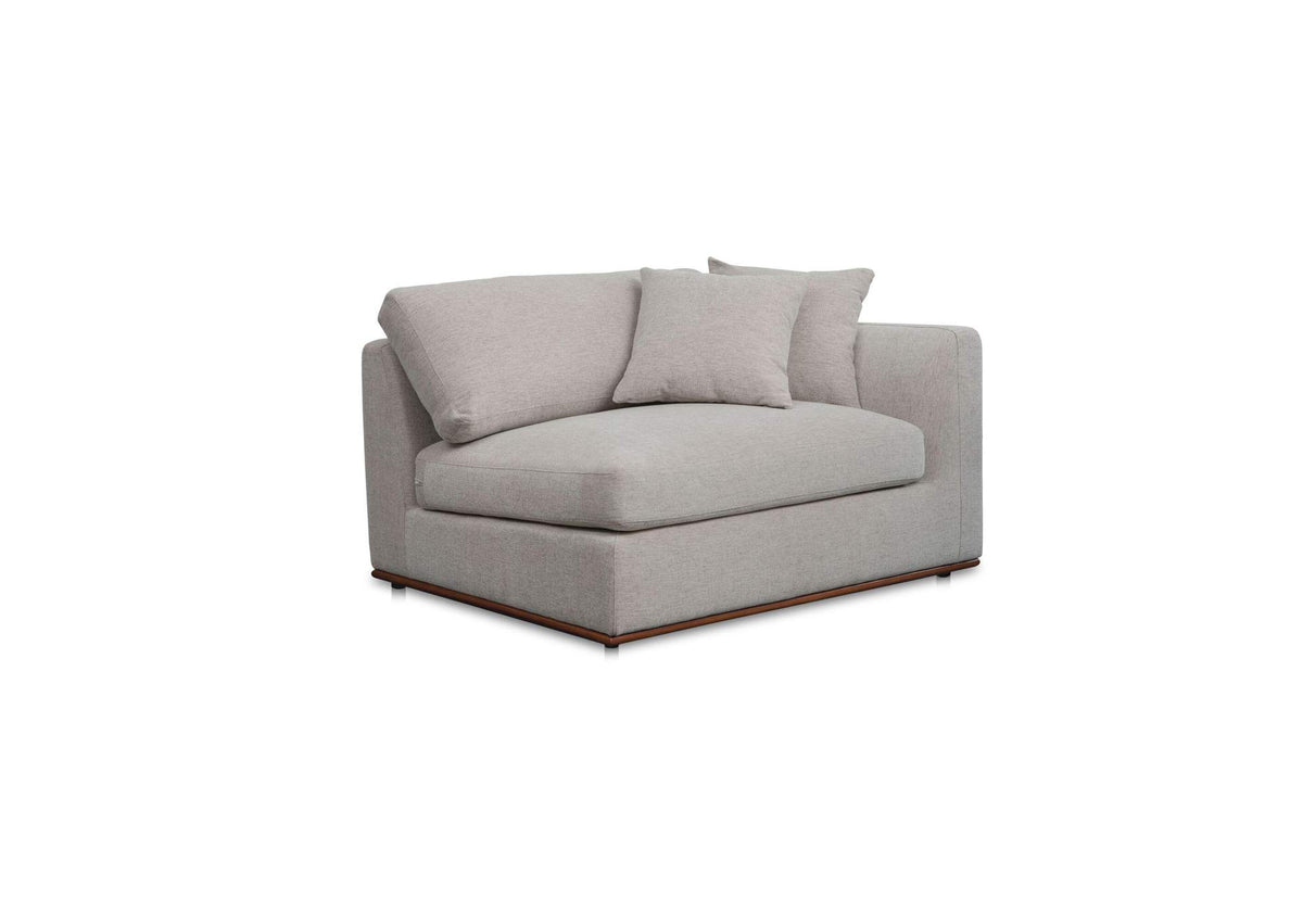 MO-1008-29 Rue Right Arm Facing Chair Flecked Grey
