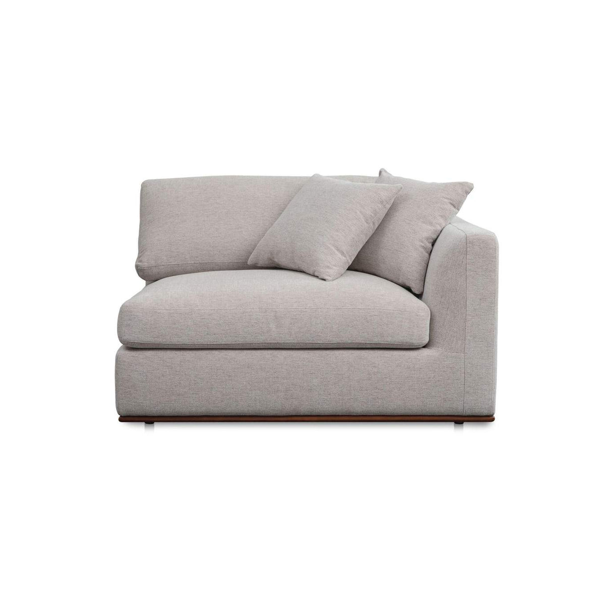 MO-1008-29 Rue Right Arm Facing Chair Flecked Grey