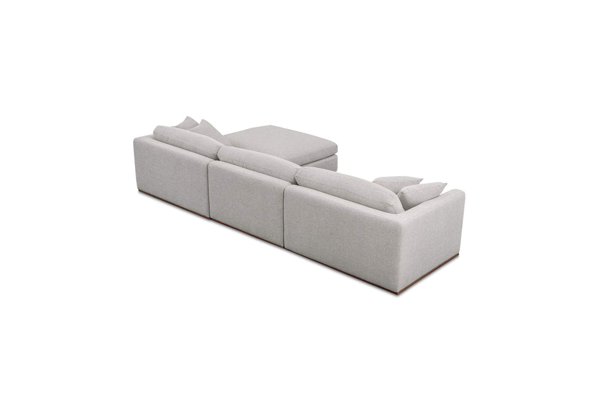 MO-1018-29 Rue Lounge Modular Sectional Flecked Grey