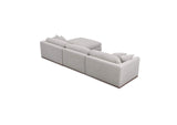 MO-1018-29 Rue Lounge Modular Sectional Flecked Grey