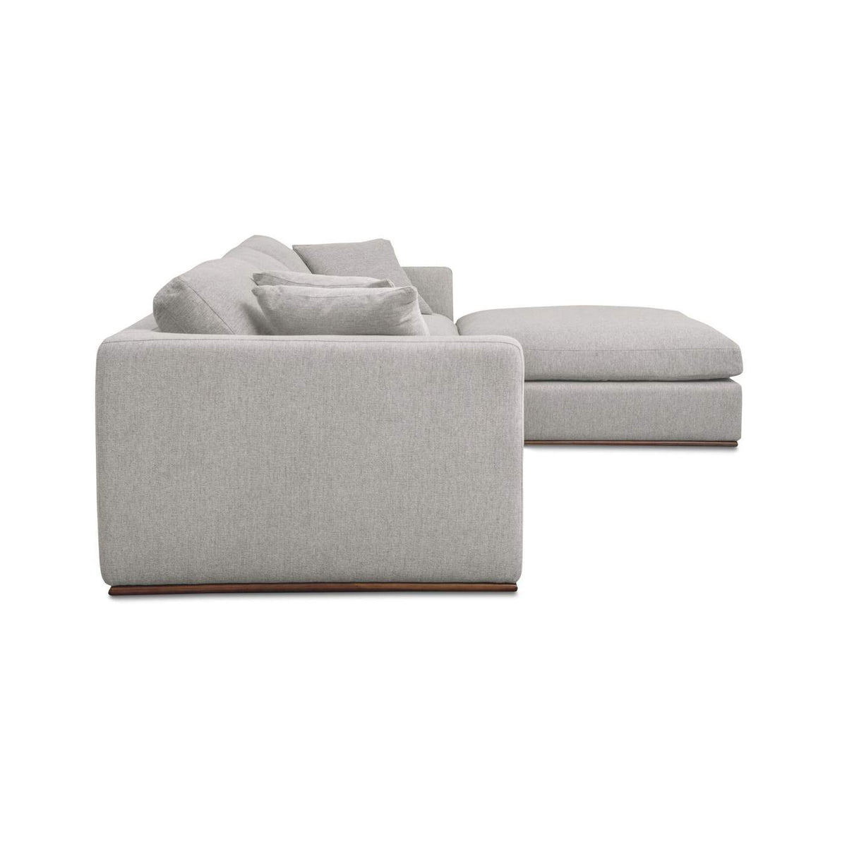 MO-1018-29 Rue Lounge Modular Sectional Flecked Grey