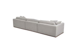 MO-1019-29 Rue Modular Sofa Flecked Grey