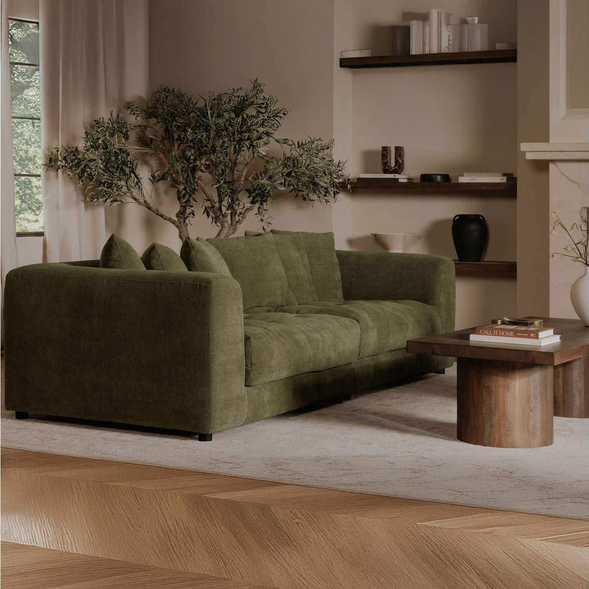 MO-1024-16-0 Davie Sofa Olive