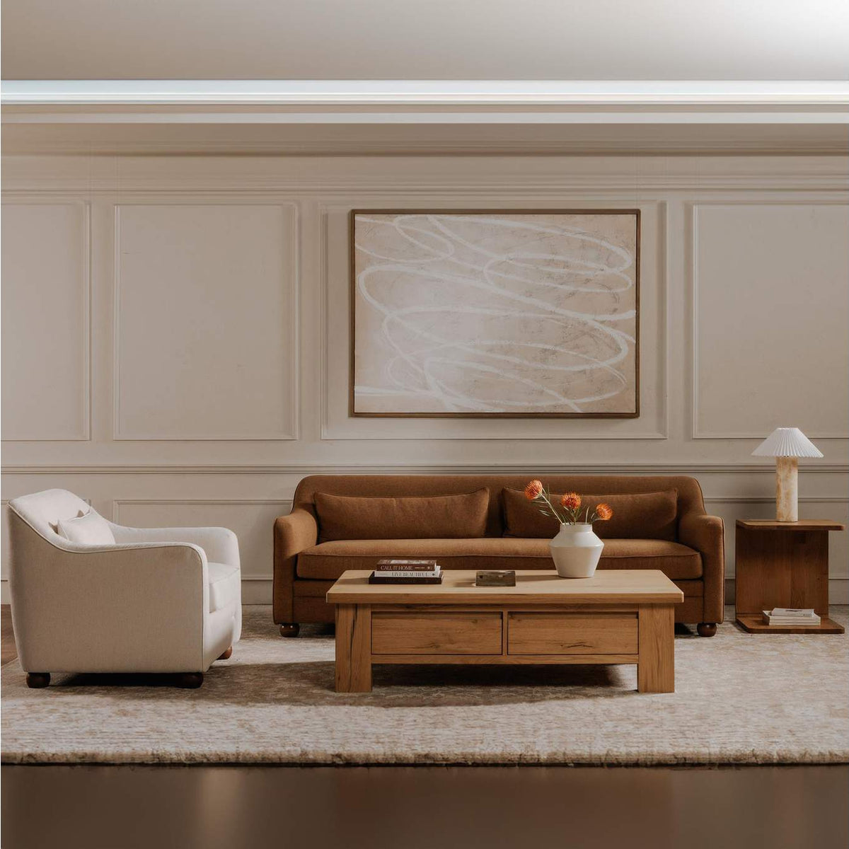 MO-1030-12 Amira Sofa Rust