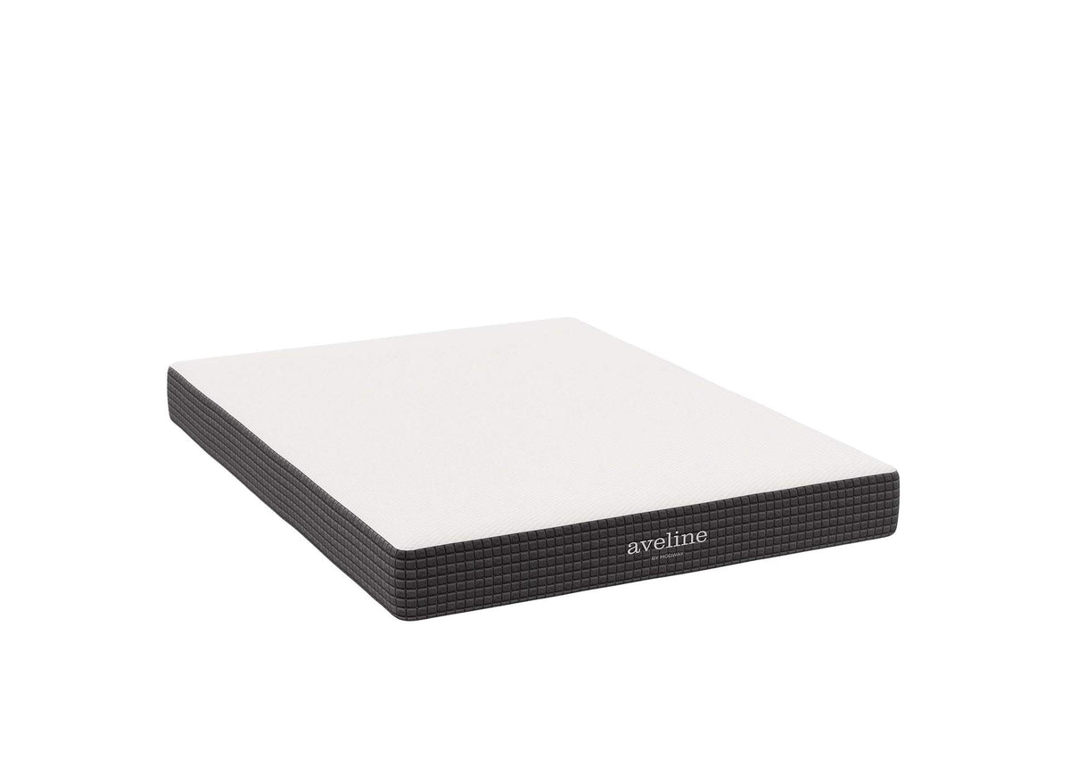 MOD-5343-WHI Aveline 8" Queen Mattress By Modway