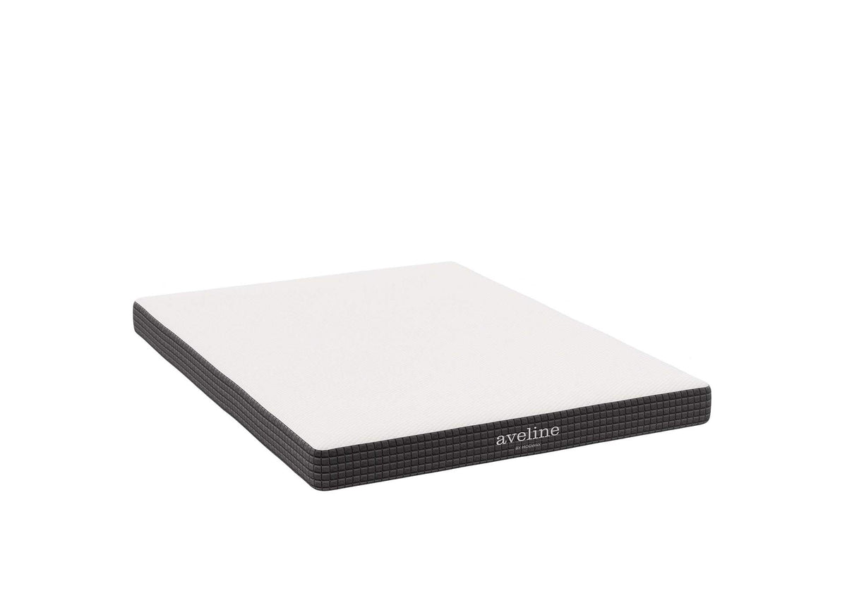 MOD-5346-WHI Aveline 6" Queen Mattress By Modway