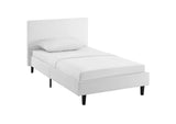 MOD-5416-WHI Anya Fabric Twin Bed By Modway