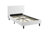 MOD-5416-WHI Anya Fabric Twin Bed By Modway
