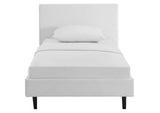 MOD-5416-WHI Anya Fabric Twin Bed By Modway