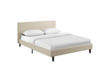 MOD-5420-BEI Anya Fabric Queen Bed By Modway
