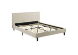 MOD-5420-BEI Anya Fabric Queen Bed By Modway