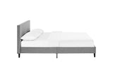 MOD-5420-LGR Anya Fabric Queen Bed By Modway