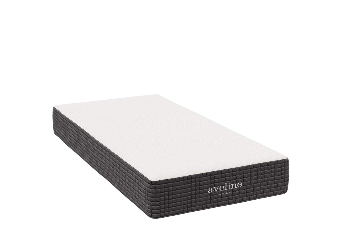 MOD-5487-WHI Aveline 10" Twin Mattress By Modway