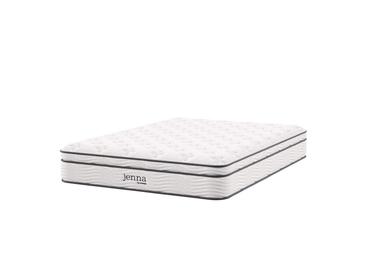 MOD-5769-WHI Jenna 10" Innerspring And Foam Full Mattress By Modway