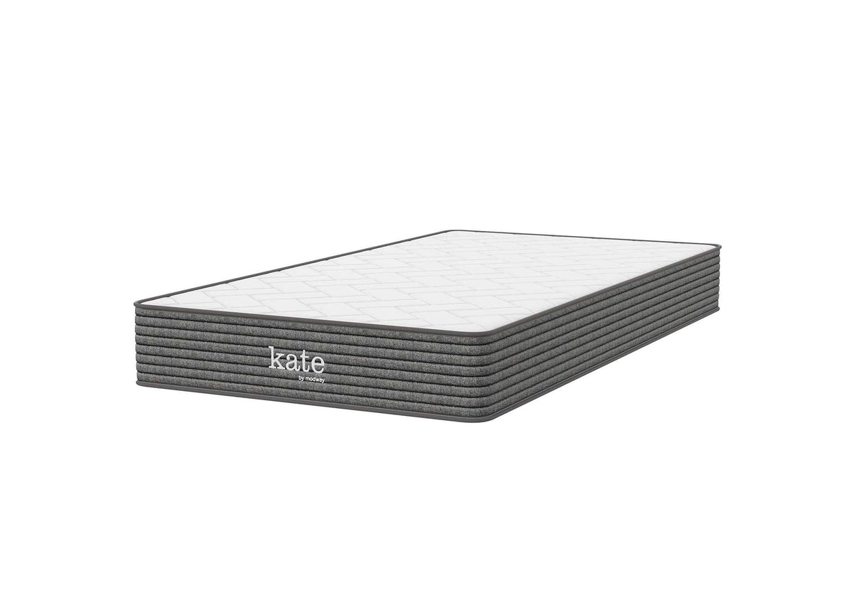 MOD-5776-WHI Kate 8" Twin Mattress By Modway